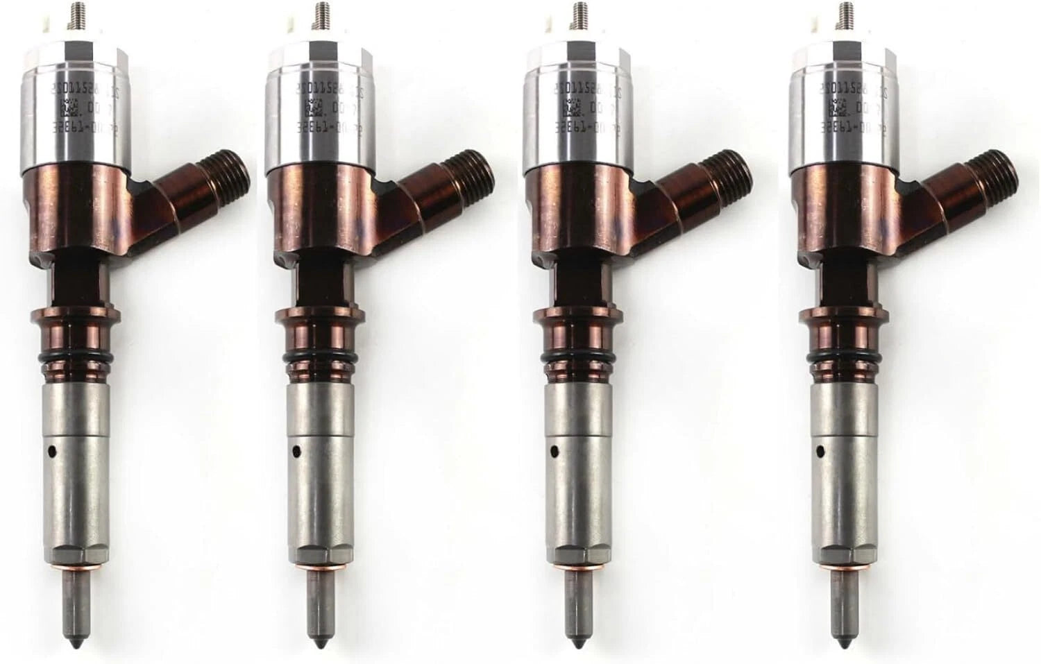 Set of 4 Fuel Injectors for Caterpillar 320D 321D 321DLCR 323D