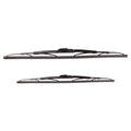 2X Valeo Traditional Titanium 21" LH & 19" RH Windshield Wiper Blades for