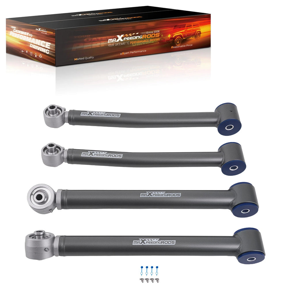 Rear Control Arms Kit for Jeep Wrangler JK Unlimited (2007–2018) w/ Poly Bushing