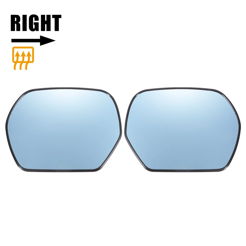 Pair Blue Heated Mirror Glass for Honda Odyssey (2009–2013)