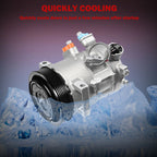 A/C Compressor for Jeep Compass (2009-2016) & Dodge Caliber (2009-2012)