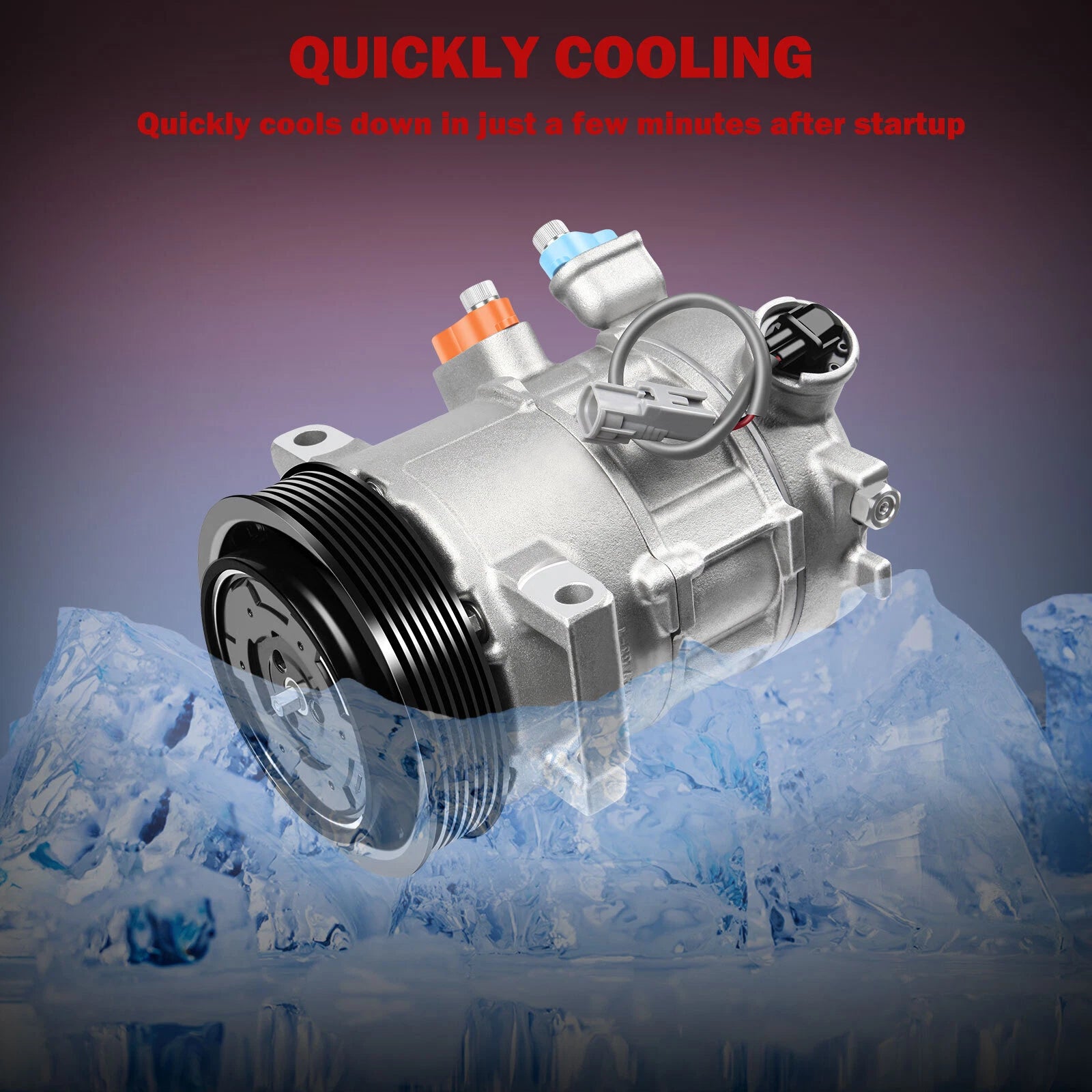 A/C Compressor for Jeep Compass (2009-2016) & Dodge Caliber (2009-2012)