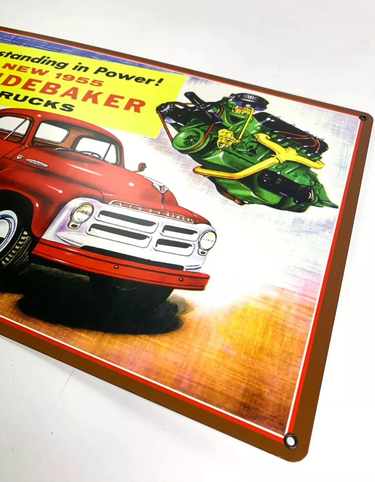 Metal Sign Replacement for Studebaker Truck 1955 (18 x 12)