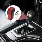 Gear Shift Knob Cover for Hyundai Tucson 2015-2018 Black Red Faux Leather