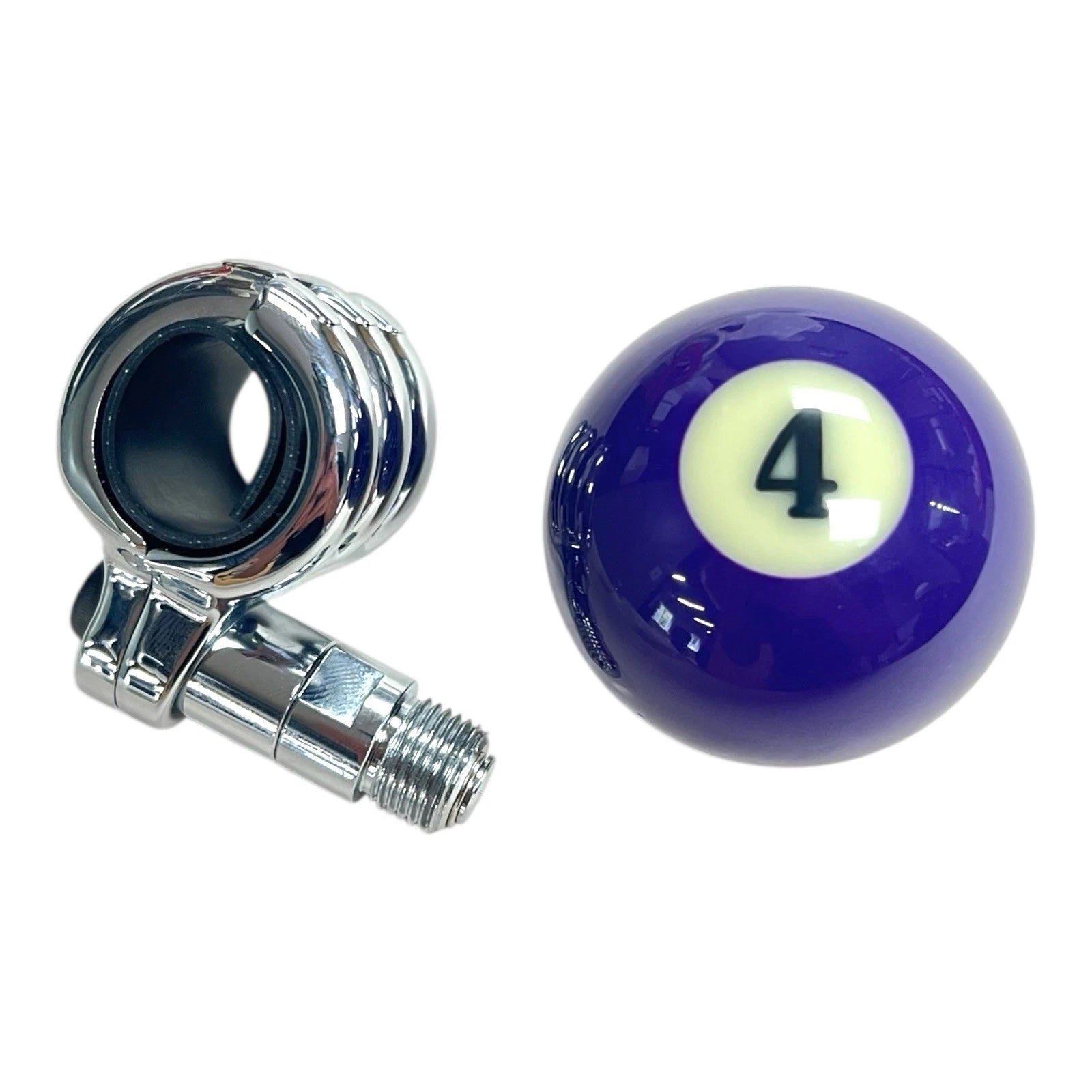 Steering Wheel Spinner Suicide Knob Purple for 4 Pool Ball Billiards (Universal)