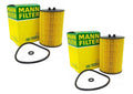 Set of 2 Oil Filters Mann HU7020z for Audi A3 VW Beetle Golf Jetta (2000–2020)