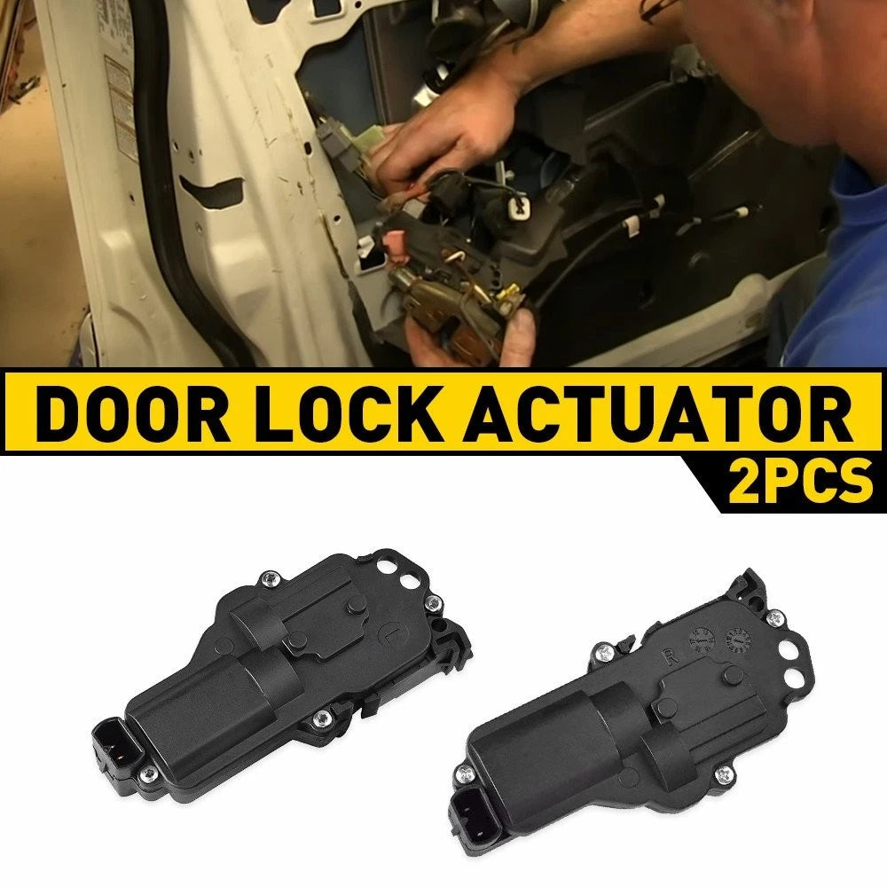 Power Door Lock Actuator LH & RH Pair for Ford Truck Mustang Mercury Sable (EXV)
