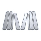 8Pc Chrome Pillar Post Covers Replacement for Jaguar X-Type (2002–2007)