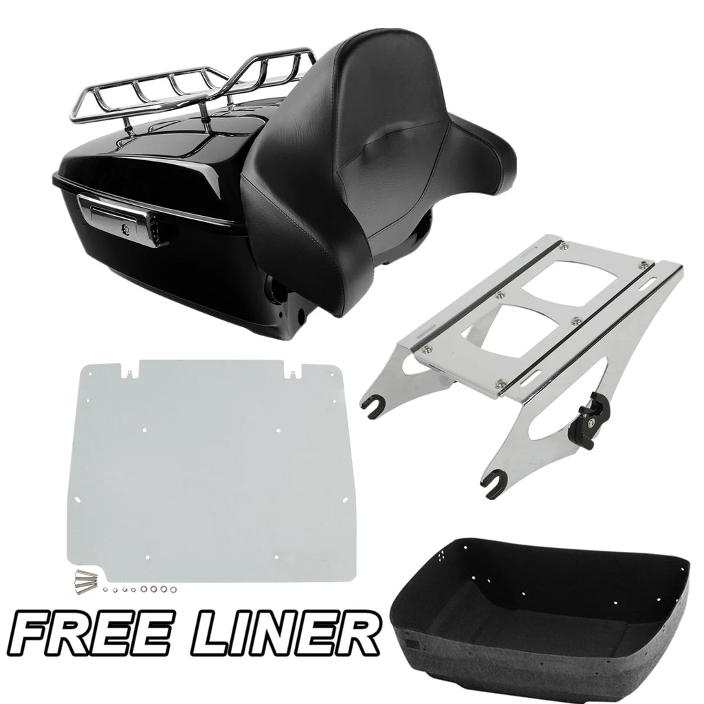 Trunk Rack Pad Plate for Harley Electra Glide, Street Glide (2014–2025)