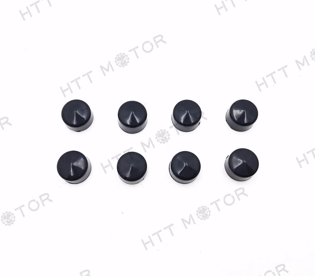 8PCS Black Cap Dress Cover for Harley Touring (1999–2006) Push Rod Tappet Block Bolt