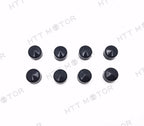 8PCS Black Cap Dress Cover for Harley Touring (1999–2006) Push Rod Tappet Block Bolt