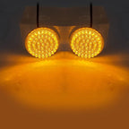 1156 Yellow Turn Signal Light Inserts for Harley-Davidson Road King