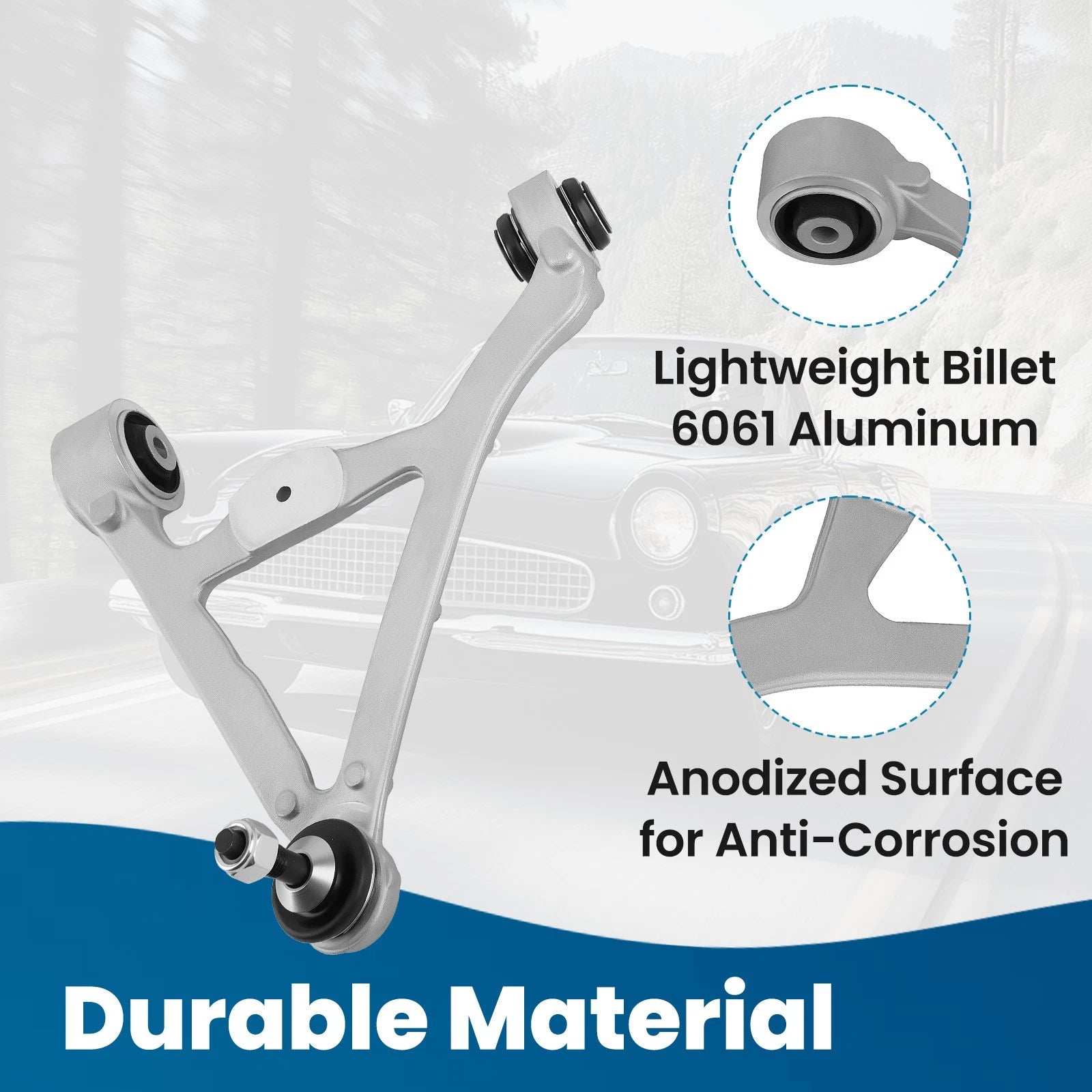 Rear Upper Control Arm w/Ball Joint for Ford Thunderbird (2002–2005) & Lincoln LS (2000–2006)