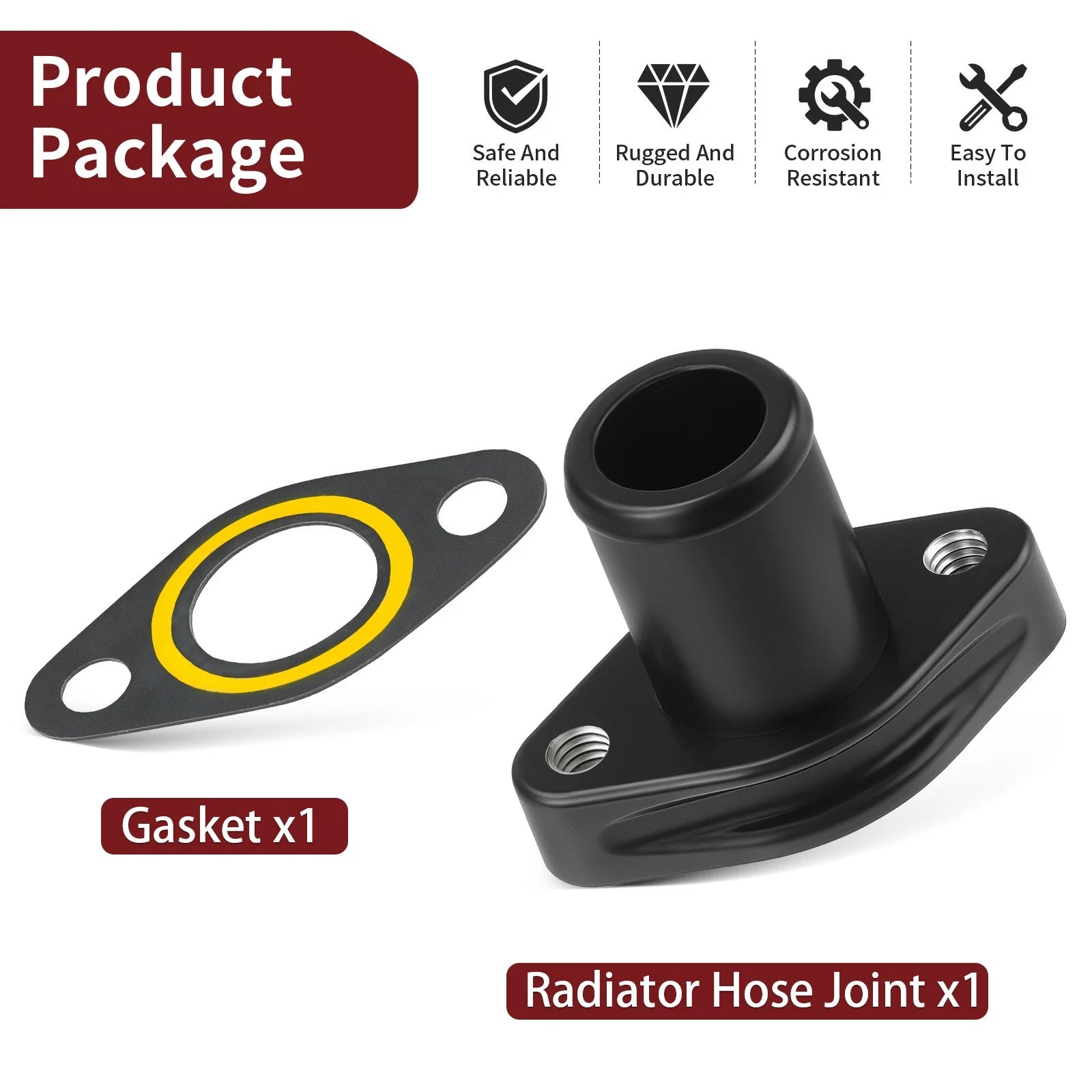 Cylinder Head Radiator Pipe & Gasket for Yamaha Banshee 350 (1987–2006)