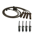 Denso Wire Set & 4 U-Groove Spark Plugs for 2.2 L4 (0.060)