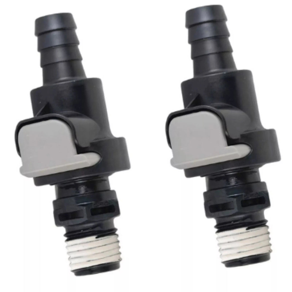 2X Attwood Sprayless Marine Fuel Connector Male & Female - 8838US6