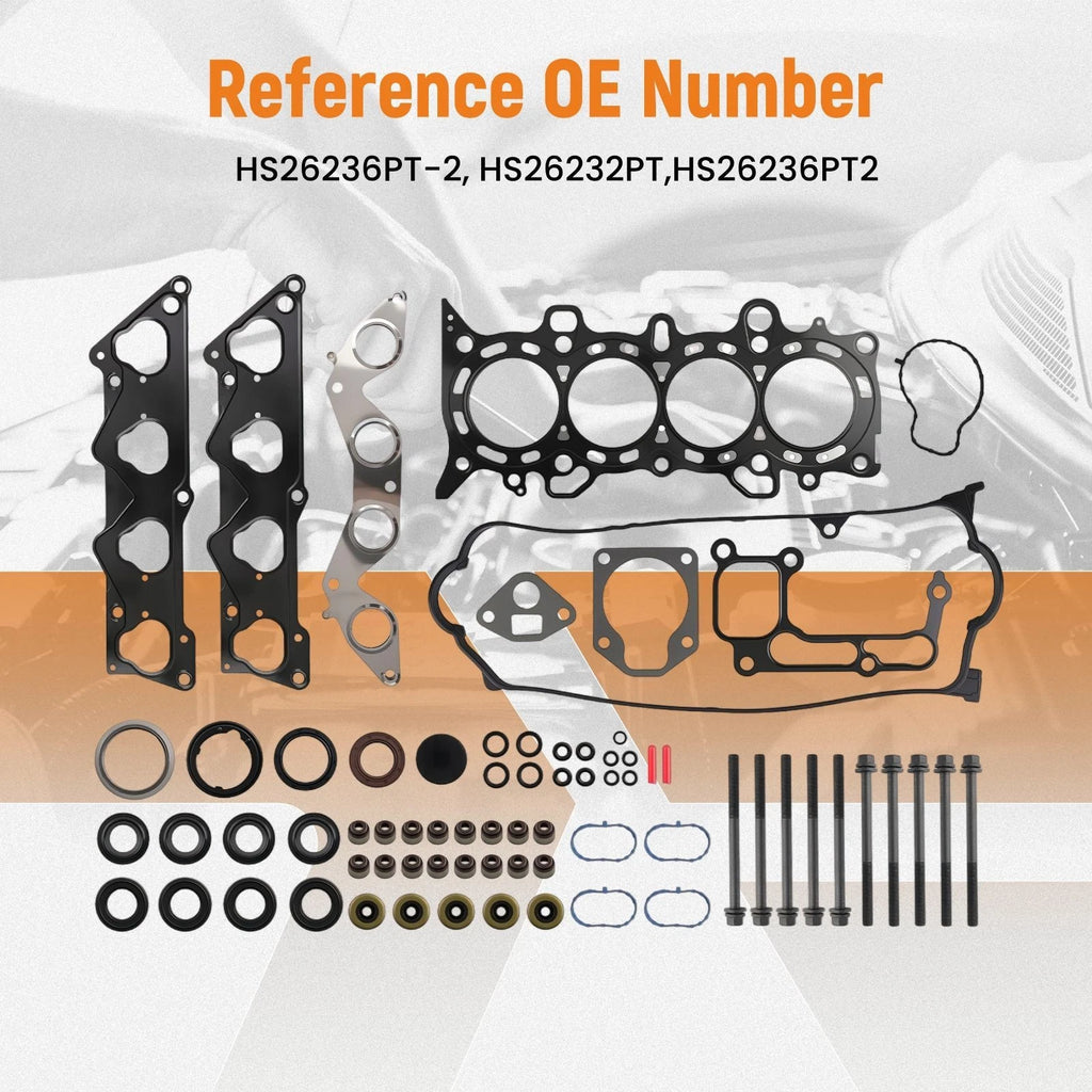 Complete Engine Gasket for Honda Civic EX 1.7L SOHC (2001–2005) HS26236PT2