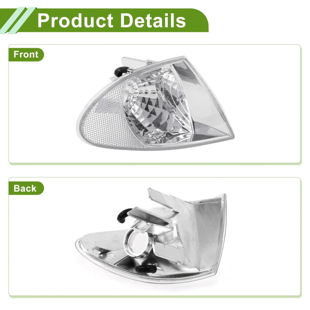 1 Pc Right Corner Signal Light Cover for BMW 3 Series Clear