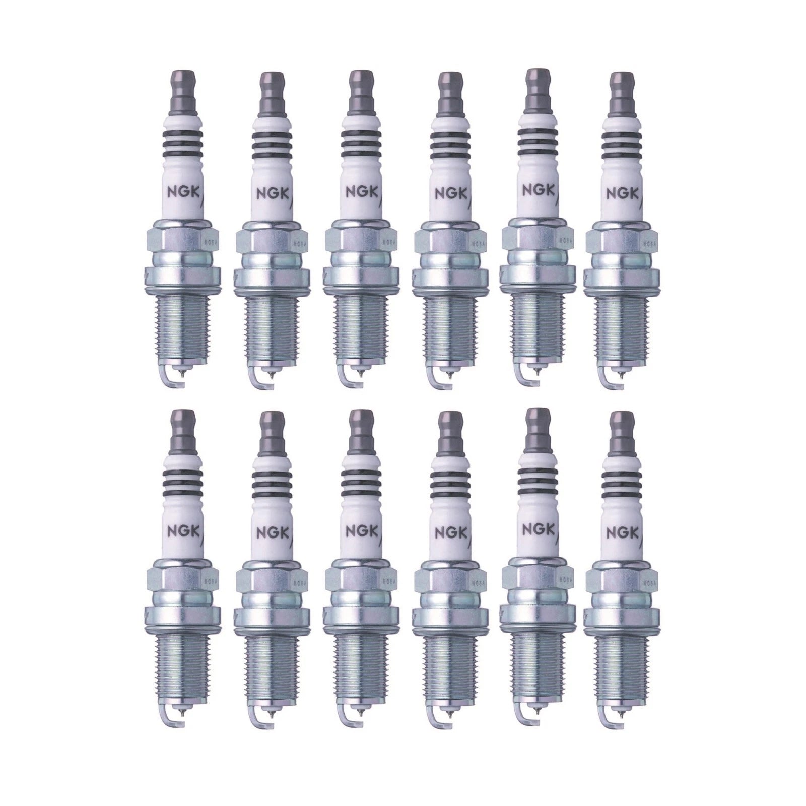 Set of 12 NGK Iridium IX Spark Plugs (Gap 0.032) for