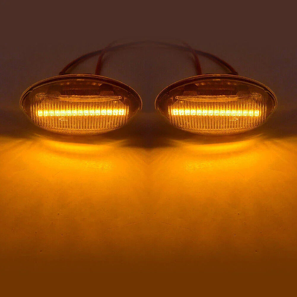 LED Dynamic Signal Side Marker Lights for Peugeot 307 206 607 407 107 & Citroen