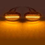 LED Dynamic Signal Side Marker Lights for Peugeot 307 206 607 407 107 & Citroen