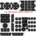 Steering Wheel AC Window Button Repair Decals for Mercedes (2007–2014)