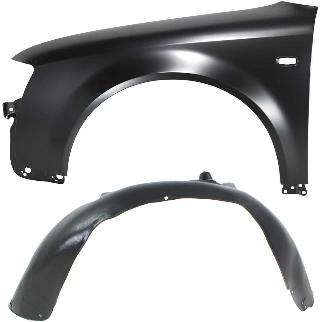 Fender Kit for Audi A4 Quattro (2002–2005) Primed Front Driver Side