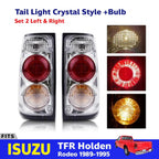 Tail Light Replacement Lamp Donut Pair Fits Isuzu TFR Holden Pickup 1989-96 D05