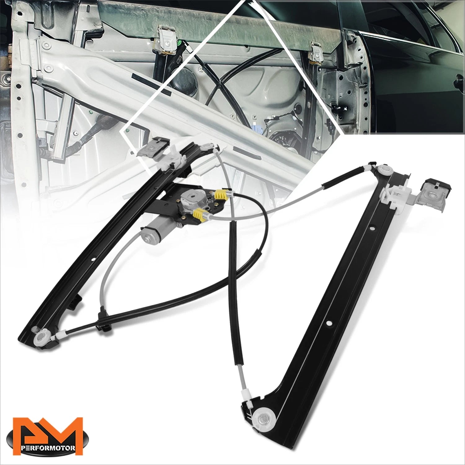 Front Left Power Window Regulator with Motor for Trailblazer Envoy Ascender (2002–2009)