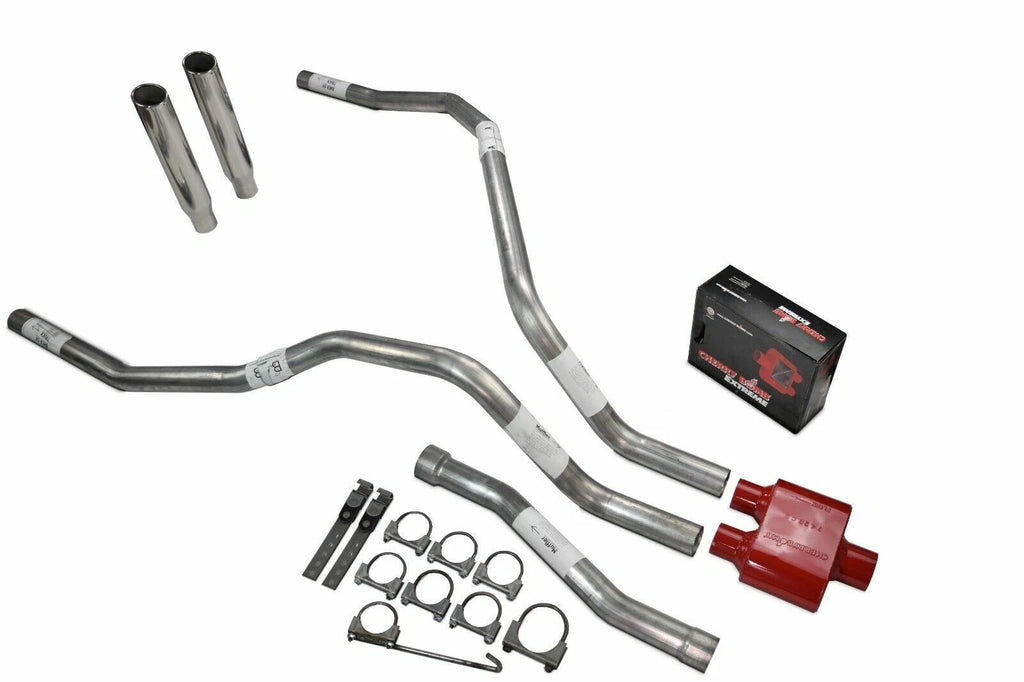 Dual Exhaust 2.5" for Nissan Titan (2004–2006) Cherry Bomb Extreme Tip