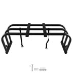 Adjustable Aluminum Truck Bed Extender for Small Pickup (49-61in) Black Rail