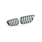 Grille for BMW 2 Series F22 F23 (2014–2018) Chrome Frame Gloss Black