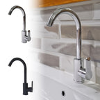 ABS Plastics Kitchen Faucet Sink Mixer Sprayer Single Handle w/Hoses Hot/Cold