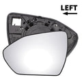 Left Side White Mirror Glass with Back for Hyundai Tucson (2022-2024)