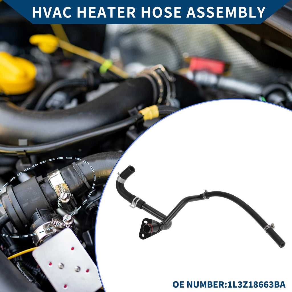 HVAC Heater Hose Assembly for Ford E-150 Club Wagon (No. 1L3Z18663BA)