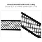 Stainless Black Mesh Grille Insert for Ford F-150 (2006-2008)