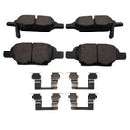 Rear ProAct Disc Brake Pads for Chevy Malibu HHR Pontiac G6 Saturn Sky (2004–2009)