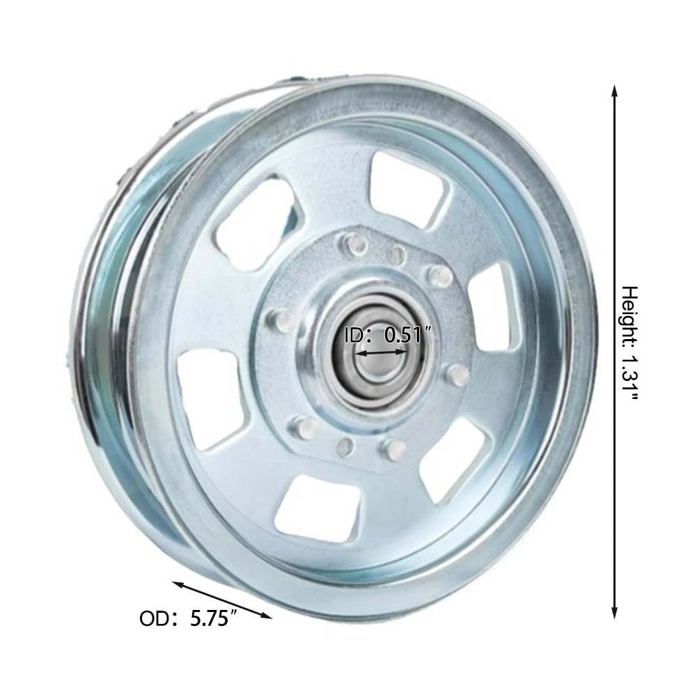 Replacement Idler Wheel for Lawn Mower Decks (48"–72")
