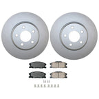 Front Brake Kit 320mm Rotors Akebono Ceramic Pads for Charger V6 (2011–2023)