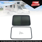 35" x 22" Horizontal Slider RV Window for Cargo Trailer