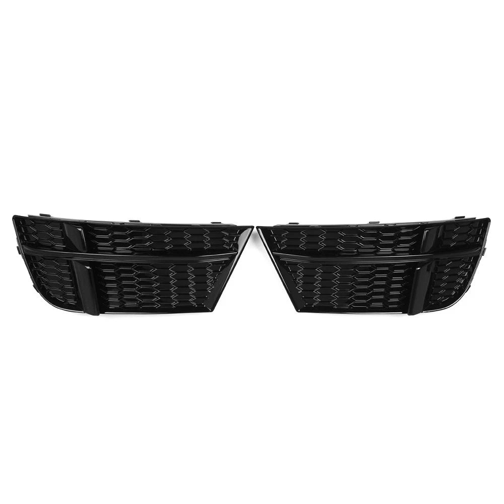 Closed Mesh Honeycomb Front Bumper Fog Light Grille for Audi A3 (2013–2020)