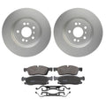Set of 2 Bosch QuietCast Front Rotors & TRW Pro Low-Met Pads for W166 GLE350
