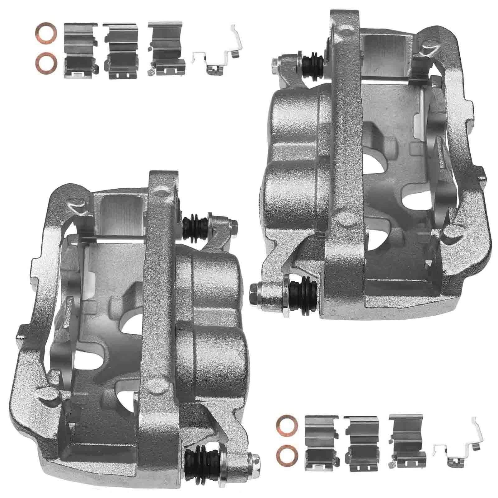 2X Front Brake Caliper with Bracket for Ford F-250 Super Duty (2013–2022)