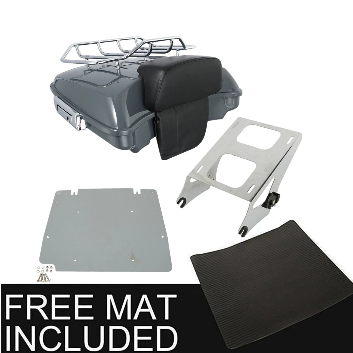 Razor Trunk Pad Mount Rack & Base Plate for Harley Touring (2014–2025)