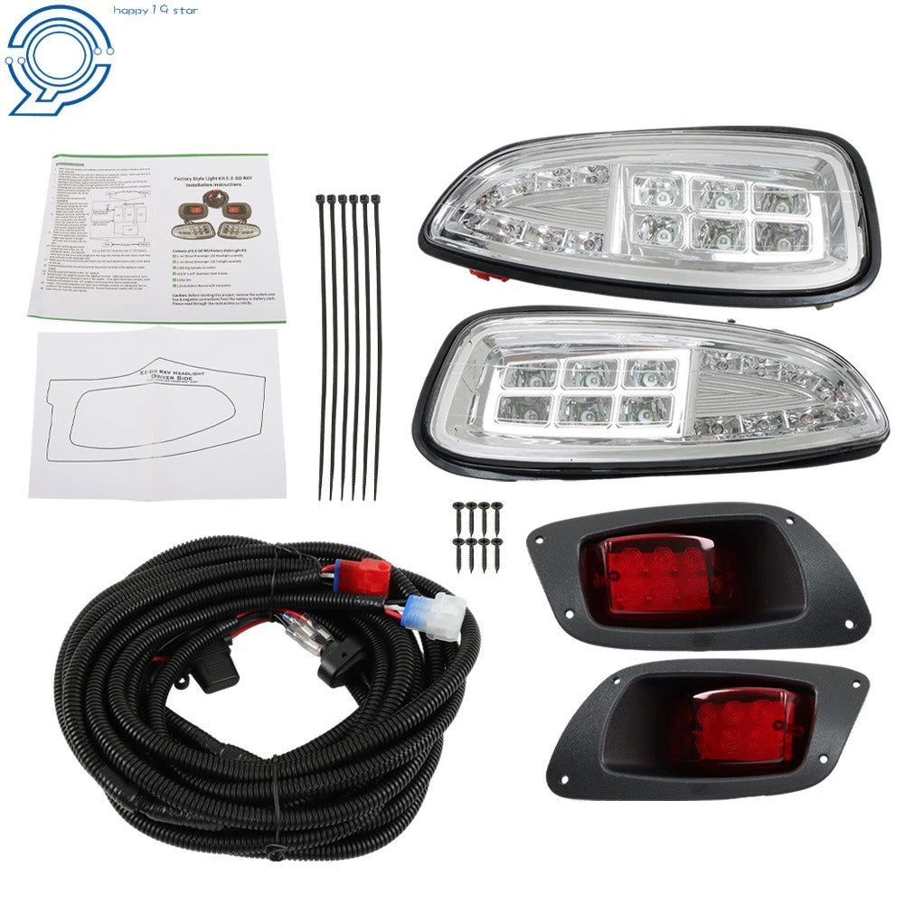 LED Light Kit Set for E-Z-GO RXV Golf Cart (2016–Present)