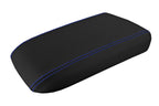Console Lid Pull Over Cover for Ford Mustang (2005–2009) Blue Stitch