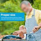 4PCS Self-Standing Non-Slip BBQ Tongs for Korean Japanese Cooking