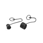 Set of 4 Flat Face Quick Connect Dust Caps for Bobcat Hydraulic Couplers