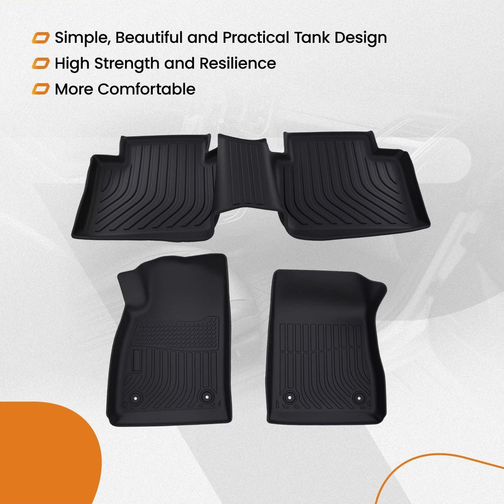 Set of 4 All-Weather Floor Mats for Chevrolet Impala (2014–2020) TPE Liners