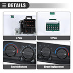 A/C Heater Climate Control Panel for Chevrolet Silverado 1500 (1999–2002)